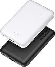 Miady 2-Pack Ultra Slim Portable Charger Power Bank 5000mAh