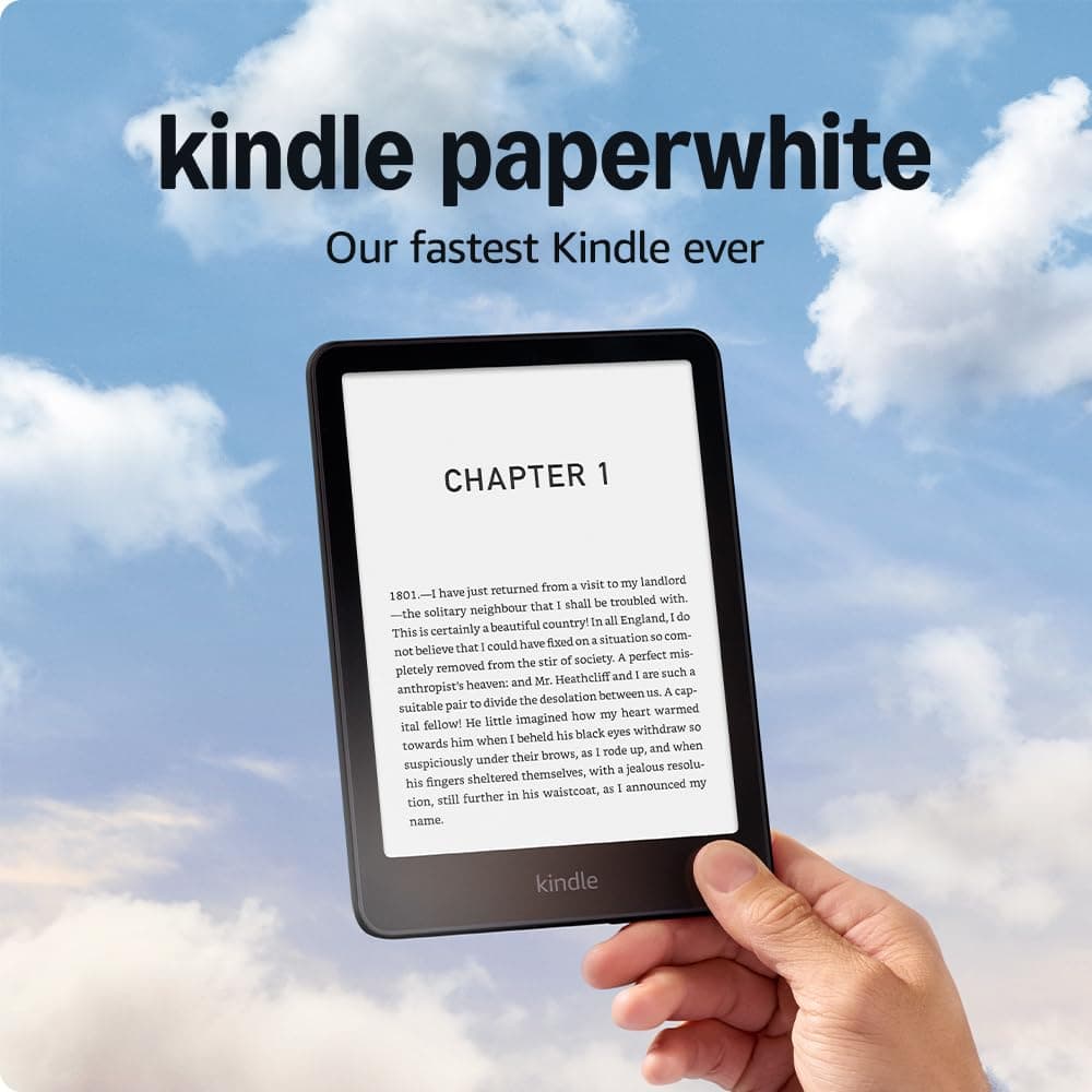 Amazon Kindle Paperwhite (2024 model) – 7" glare-free display and weeks of batte