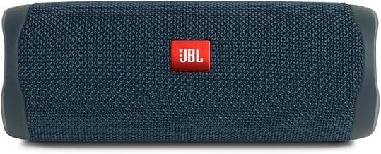 FLIP 5, Waterproof Portable Bluetooth Speaker, Blue, 3.6 x 3.6 x 8.5