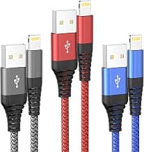 iPhone Charger Cable 3Pack 1M/3FT MFi Certified iPhone Charger Fast Charge